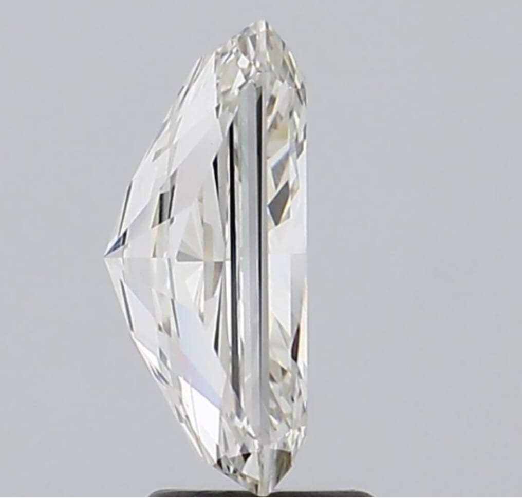 2.4 Ct Cushion Cut IGI Certified Lab Grown CVD Diamond D Color VS1 Clarity Stone