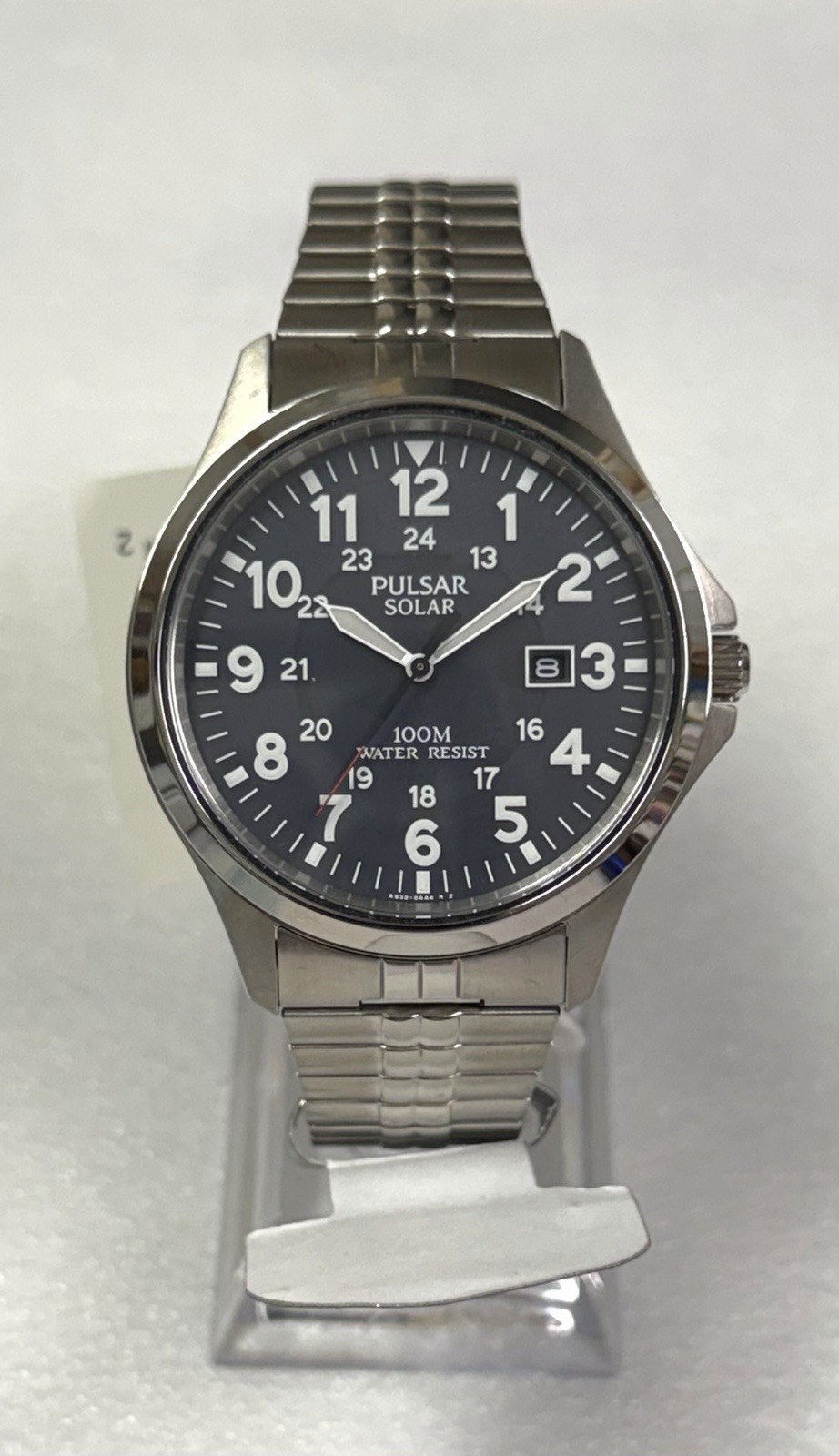 NOS SALESMAN SAMPLE PULSAR Solar PX3 069 W/O Movement READ