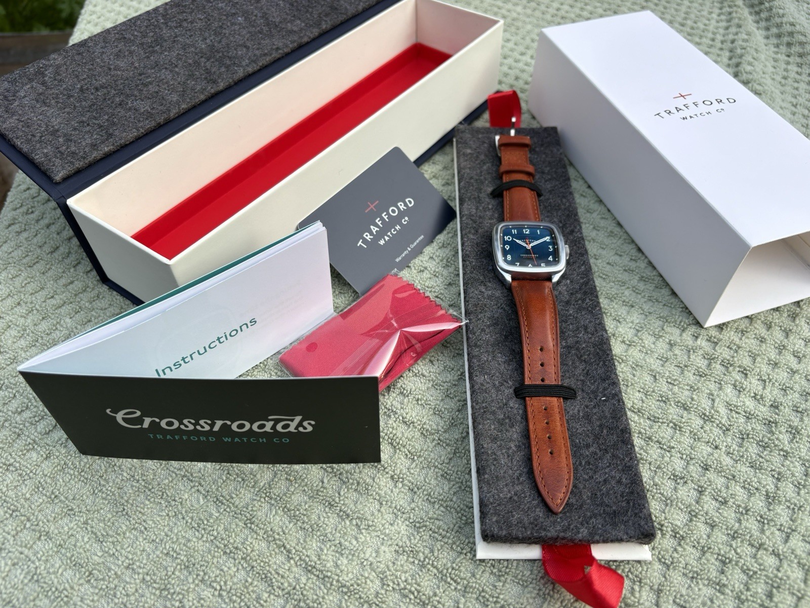 Trafford Watch Co Crossroads – Blue Bonnet- Archive Edition