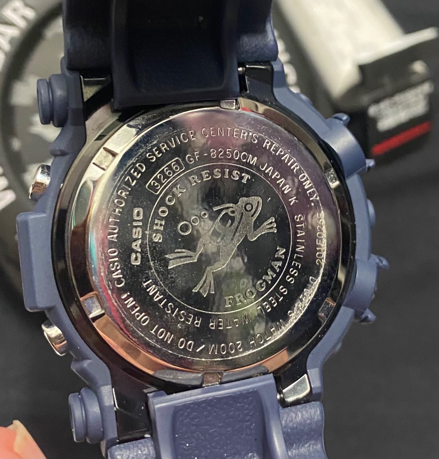 ***USA SELLER***CASIO G-SHOCK FROGMAN camo Navy GF-8250CM-2JR Tough Solar