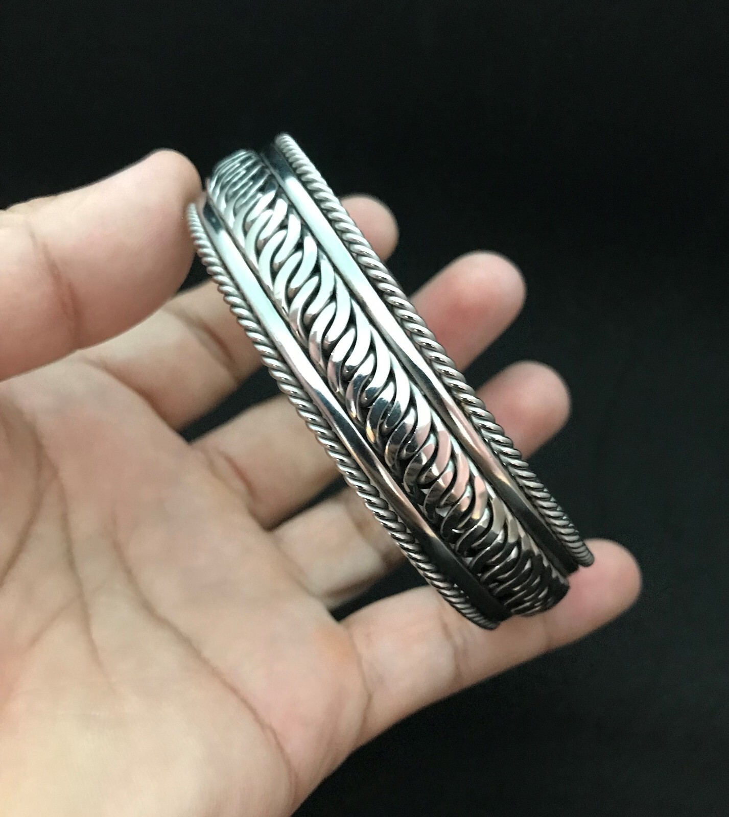 Bracelets Bangle Handmade Stainless Steel welding wire Silver Color #14