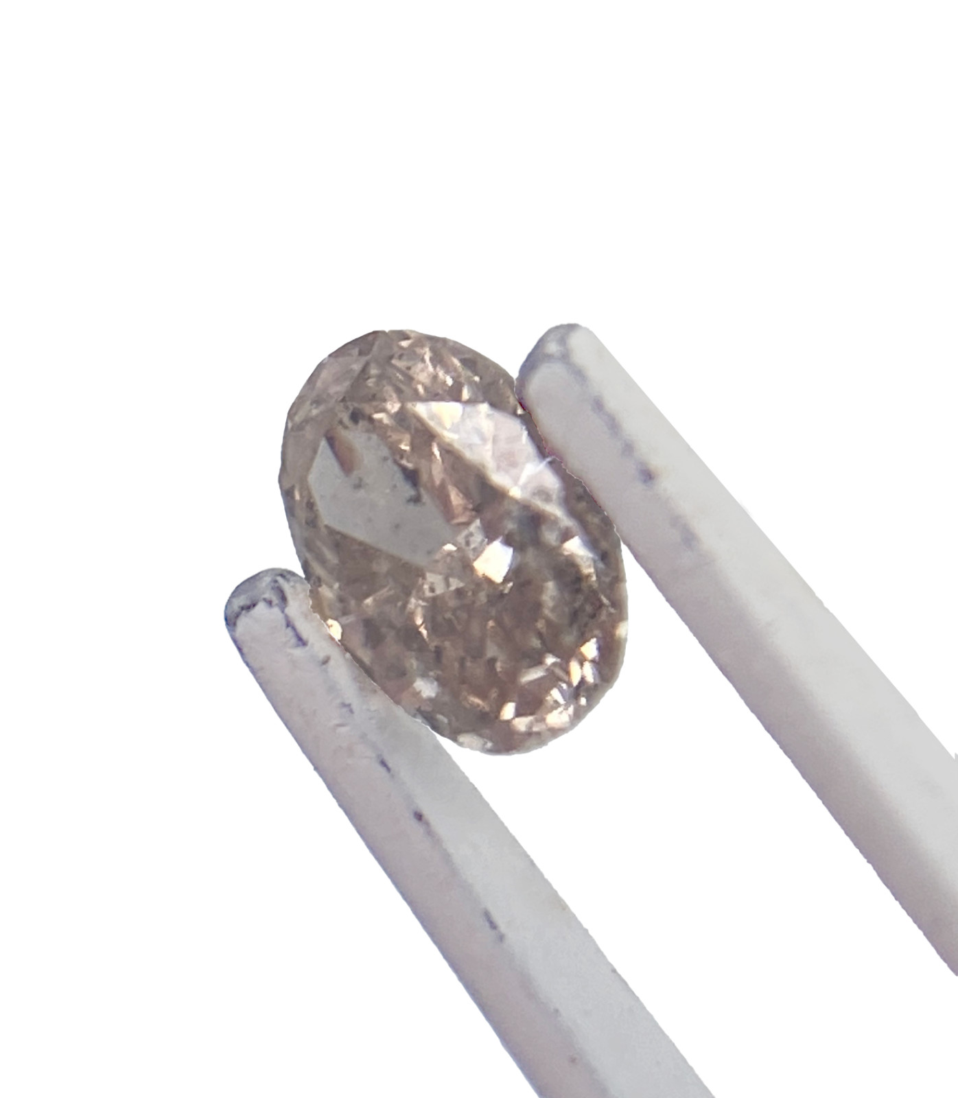 Natural Fancy Brown Salt & Pepper Diamond 0.15ct Oval Brilliant 4.2 x 3mm