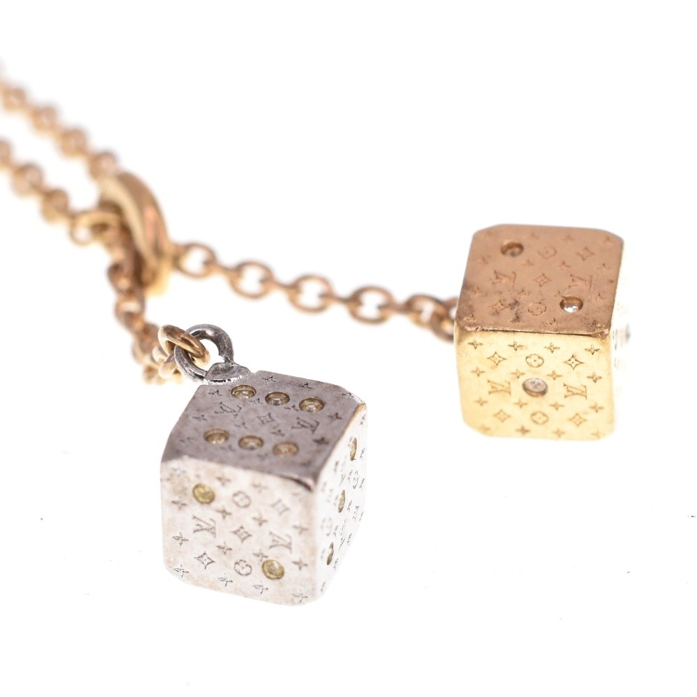 LOUIS VUITTON Lucky Gram Necklace M62804 Ladies jewelry S#139255