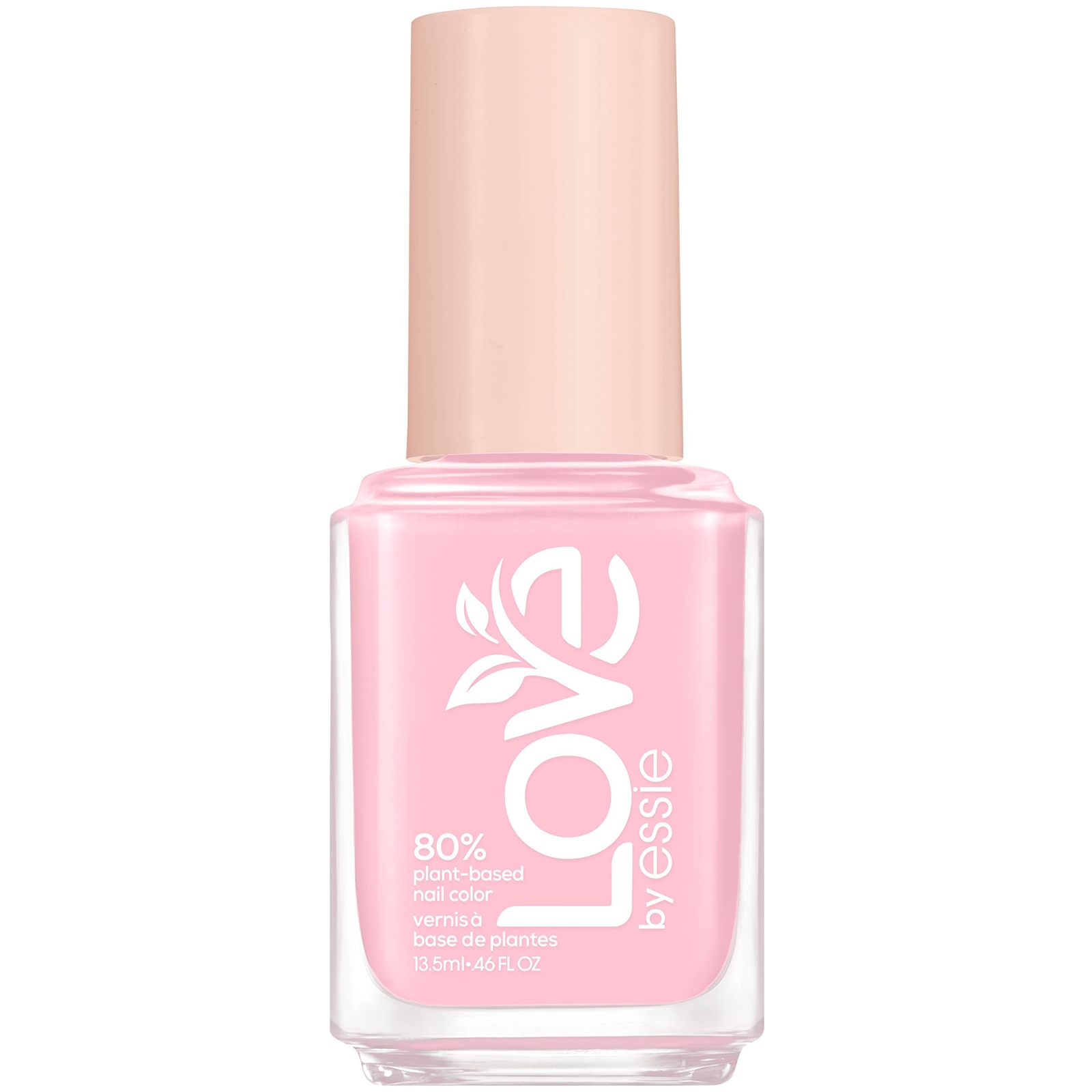 LOVE by essie Nail Polish, 80% Plant-based, Salon-Quality, Vegan, Pink, Free In