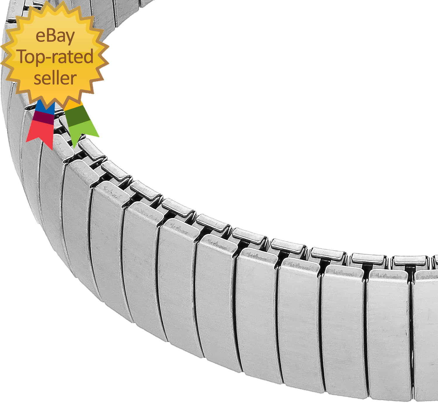 Men’S Easy Reader Watch Expansion Band Second Hand Water Resistant Luminous