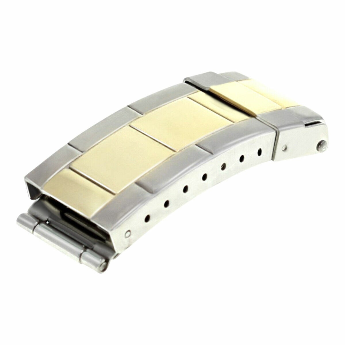 3 FLIP LOCK CLASP DIVER EXTENSION FOR ROLEX OYSTER BAND SUBMARINER GMT TWO TONE