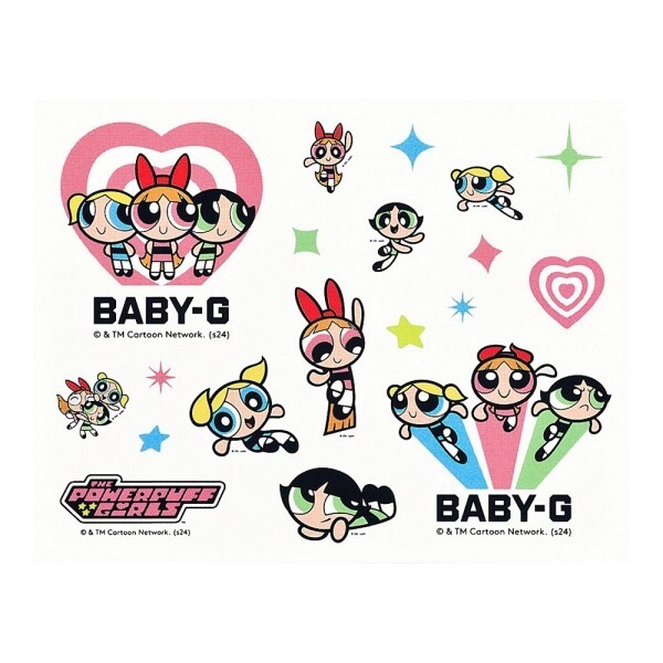 CASIO BABY-G＋PLUS THE POWERPUFF GIRLS BGD-10KPP-7JR Limited Women Watch White