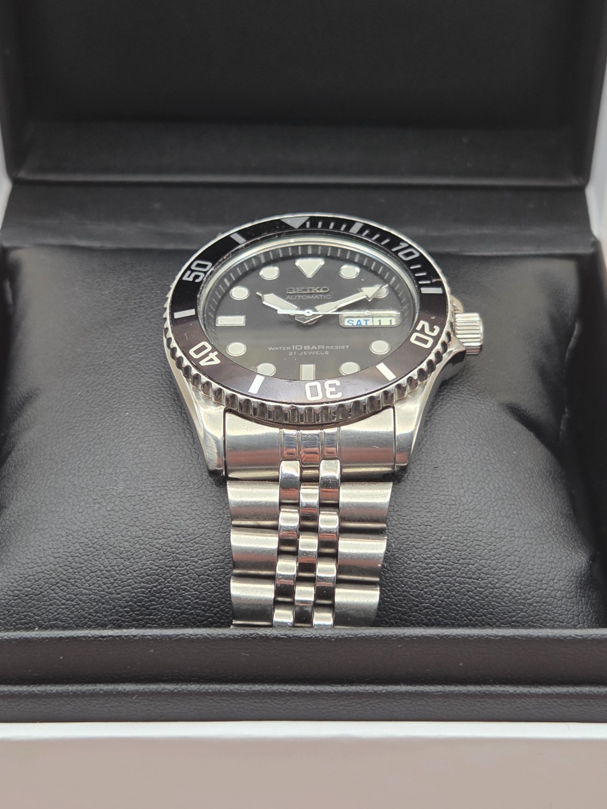 Seiko Mens Automatic Watch SKX031 Scuba Divers 100M 7S26-0040 February 1997 BOX