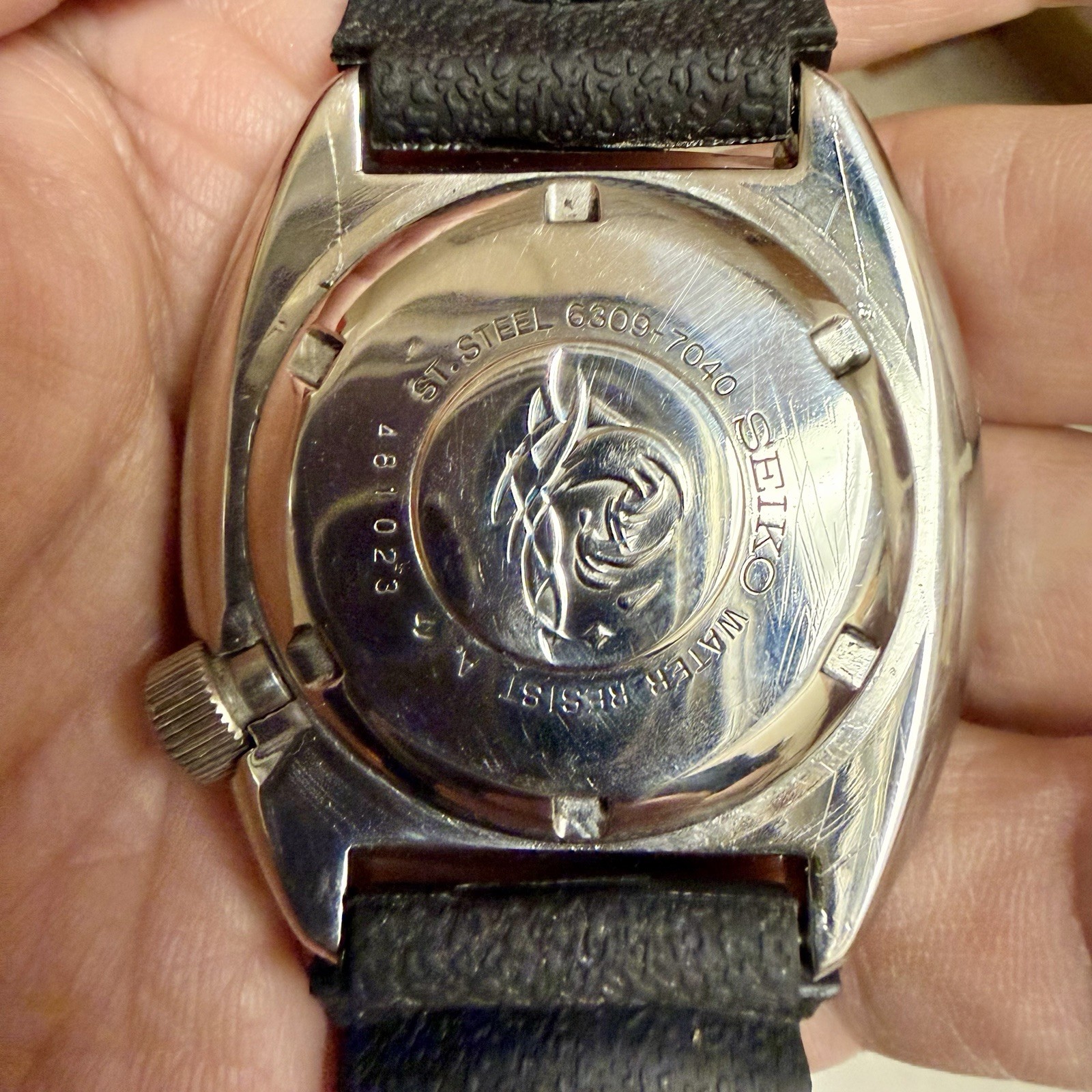 Vintage Seiko Turtle 6309-7040 Automatic Diver Watch. Clean Movement!