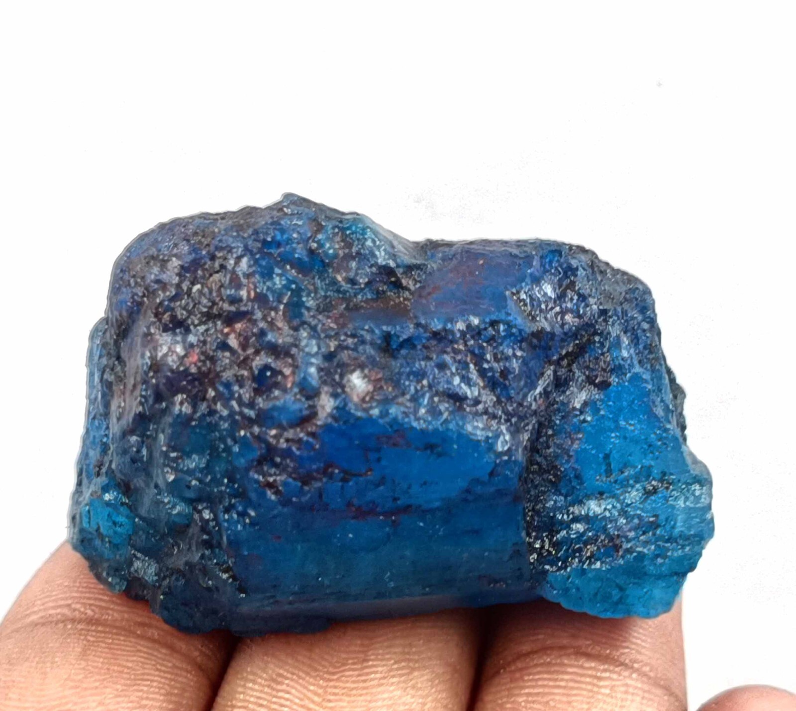 Natural Raw Kashmiri Sapphire 250 Ct Uncut Rough Certified Loose Gemstone 5DOB