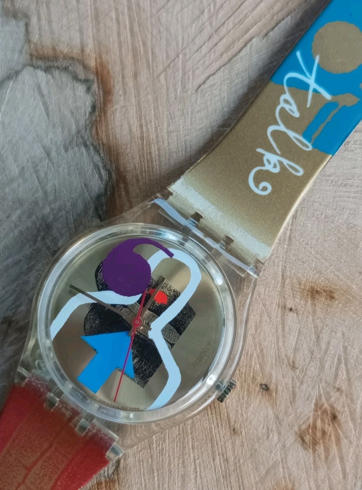 SWATCH GK248 QUARTZ GENTS WATCH LIPSTICK AN ARTIST DESIGN SPECIAL A CLASSIC