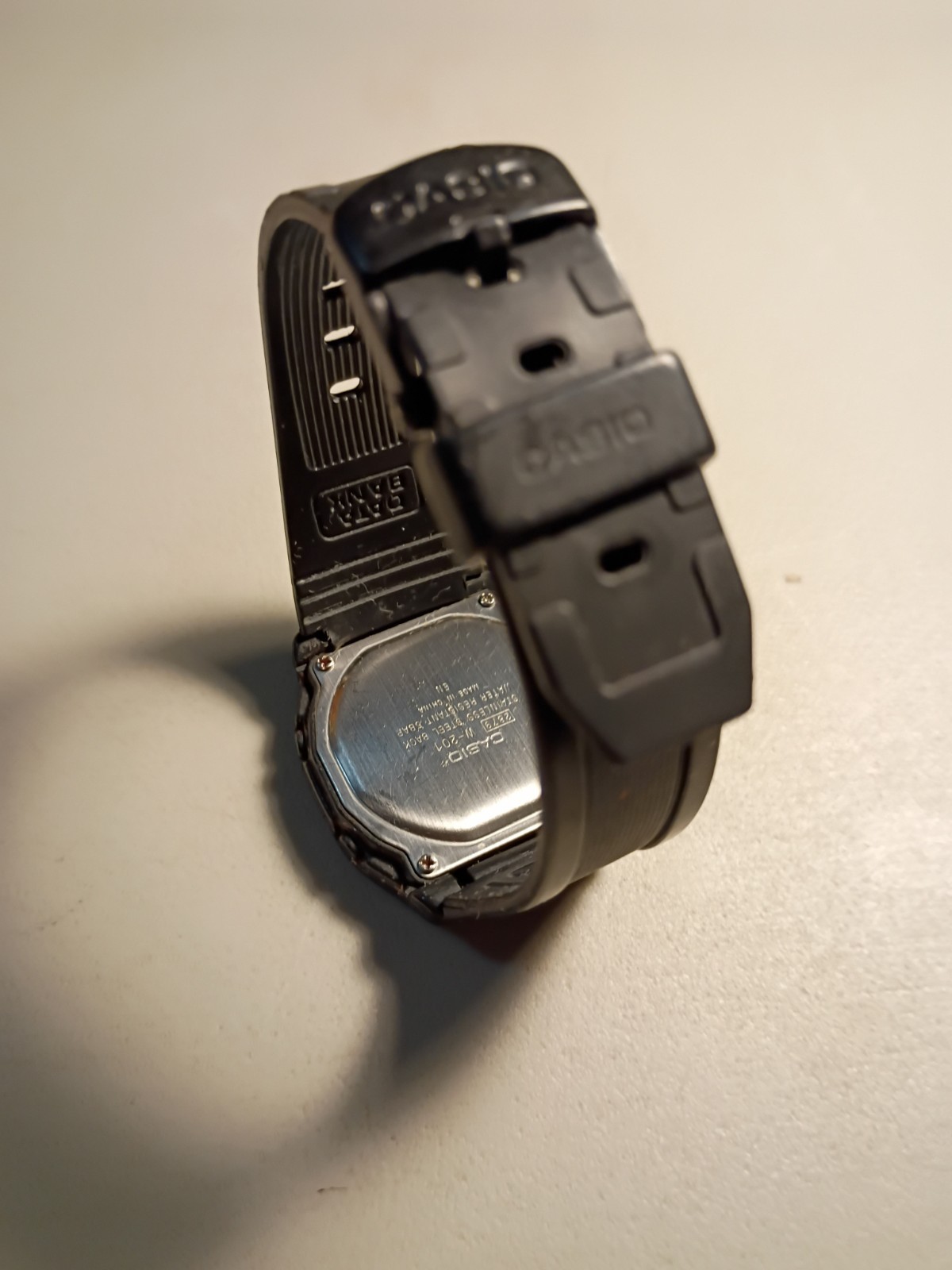 Casio Illuminator Digital Watch 2879 W-201 Black Band New Battery Working Great