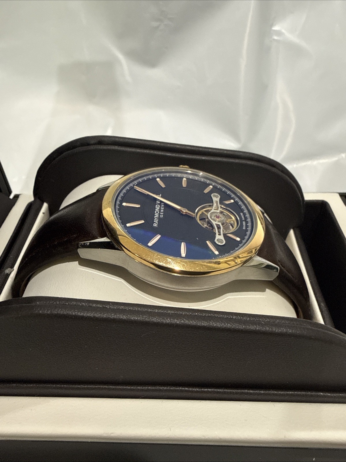Raymond Weil Freelancer Automatic Steel Leather Mens Watch 2780-SC5-20001
