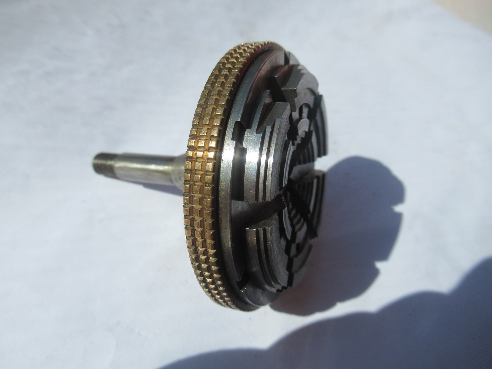 Watchmakers Lathe Parts 8mm bezal or ring chuckf lorch signed good useable chuck