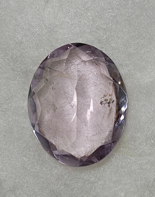Earth Mined Pink Amethyst Focal Gem Brilliant Oval Cut for Custom Jewelry Making