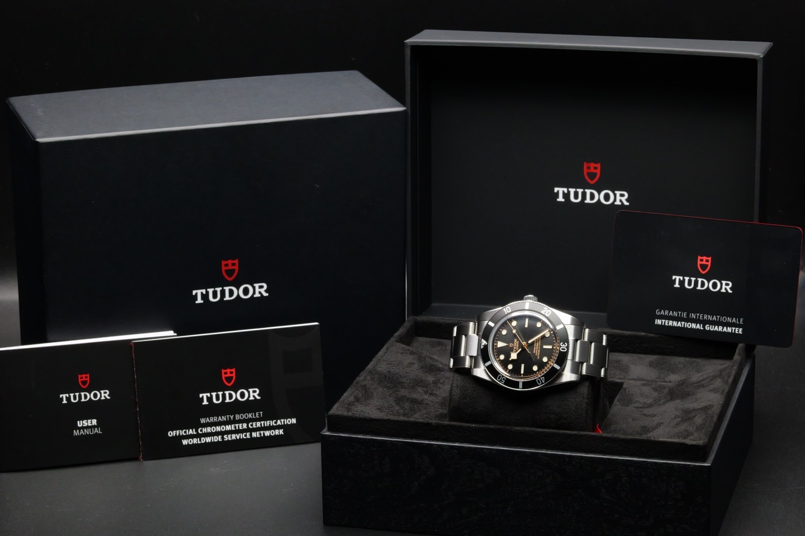 Tudor Black Bay 54 79000N 37MM Steel Black Dial Full Set WARRANTY