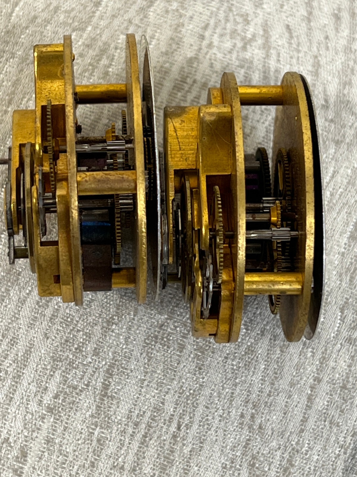 2 – Antique Recta Watch Co Key Wind 11 Jewels Watch Movents For Parts or Repair