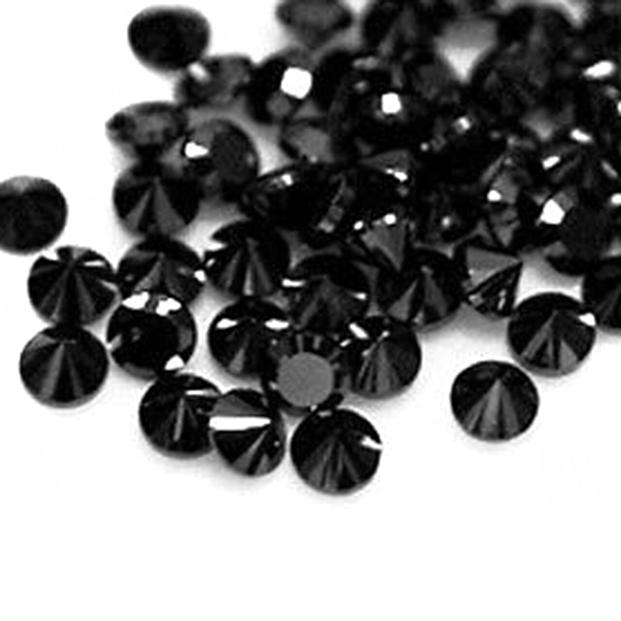 Natural Loose Diamond in Round Black Color I2-I3 Clarity 0.70 to 1.50 MM 100 PCS