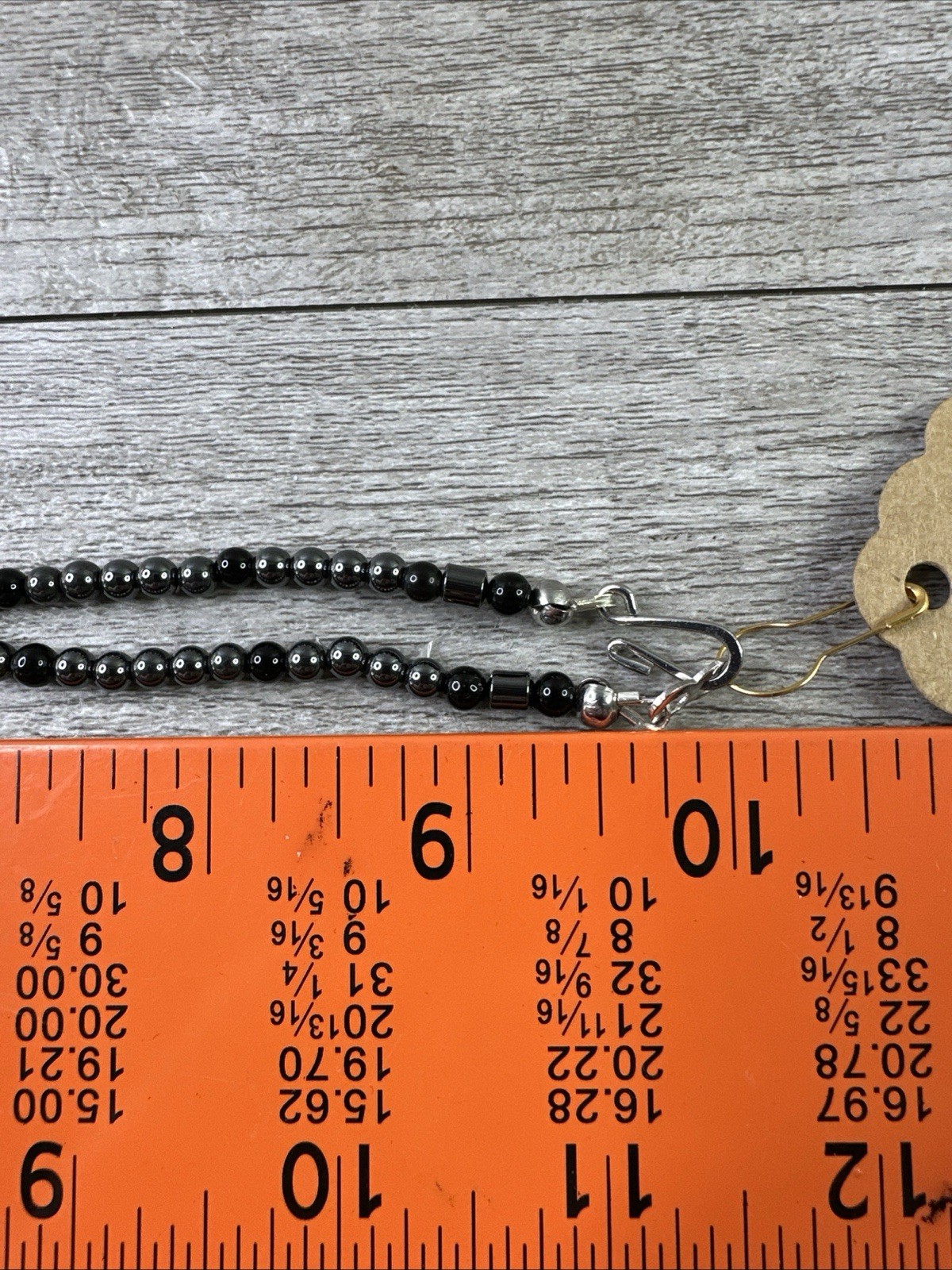 Artisan Handmade In MT Black Stone Horse Pendant Necklace 19″