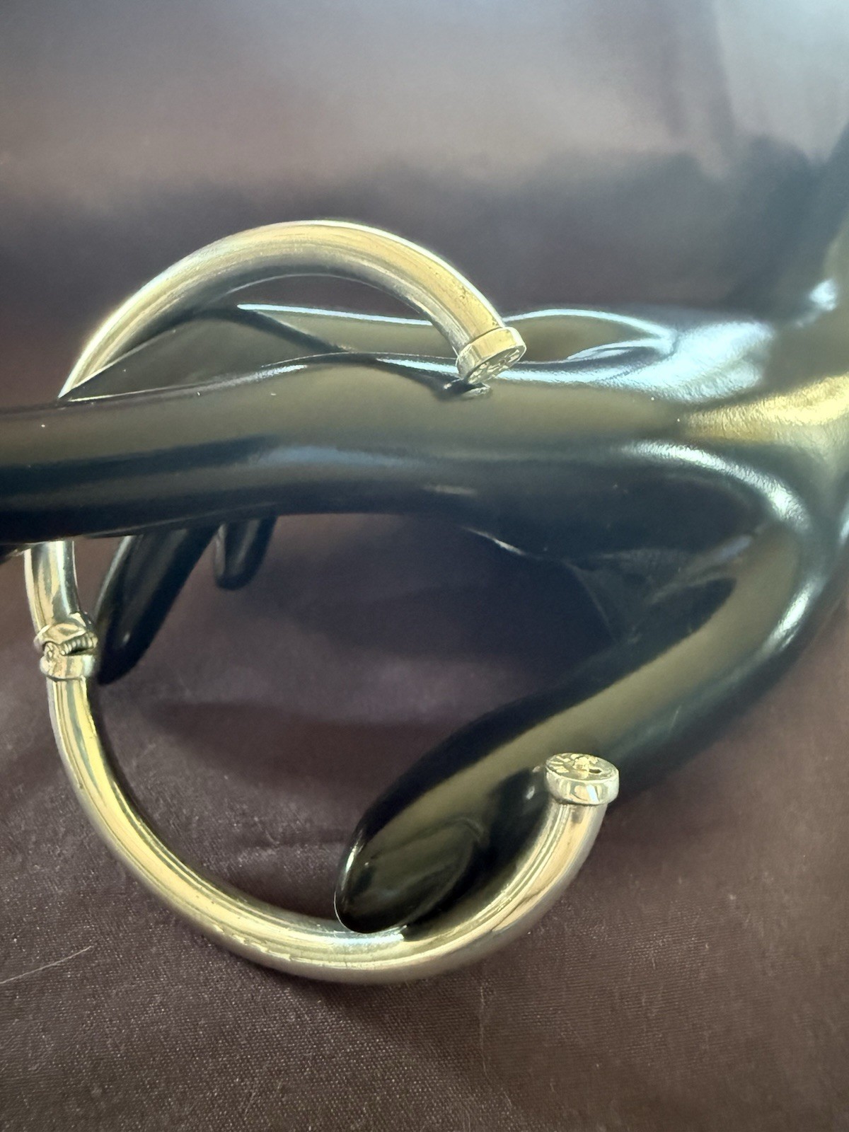 Sterling Silver Hinged Cuff Bracelet, by MILOR a famous Italian Vintage Mfr
