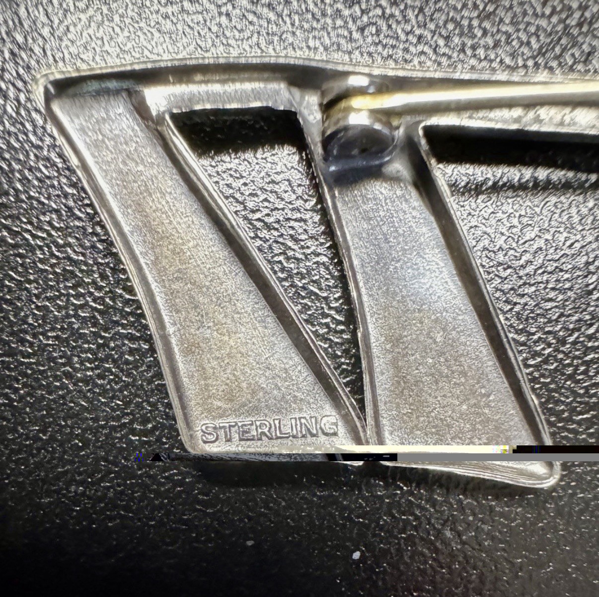 Vintage Lang Sterling Silver 925 Signed Music Note Brooch 2.75 Inch 6.2g