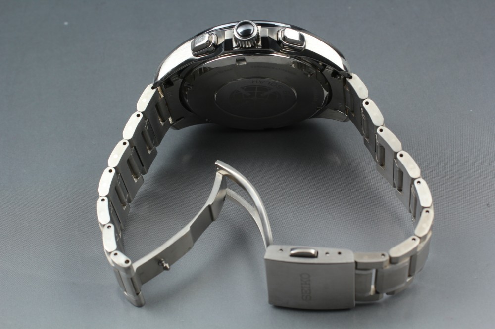 N MINT SEIKO Astron SBXB041/8X53-0AB0-2 Ceramic Titan GPS Solar Men’s Big Wrist