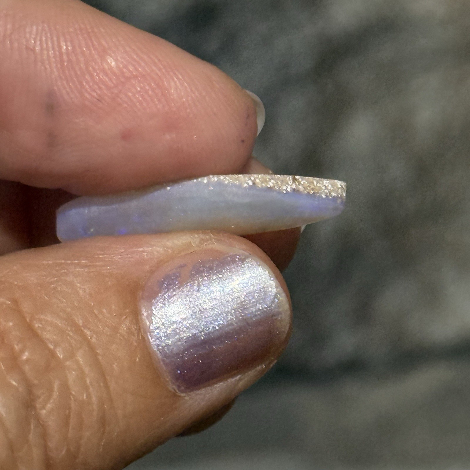 6.2ct 25.8×8.5×4.7mm Fine Natural Australian Crystal Pipe Opal Cabochon Gem