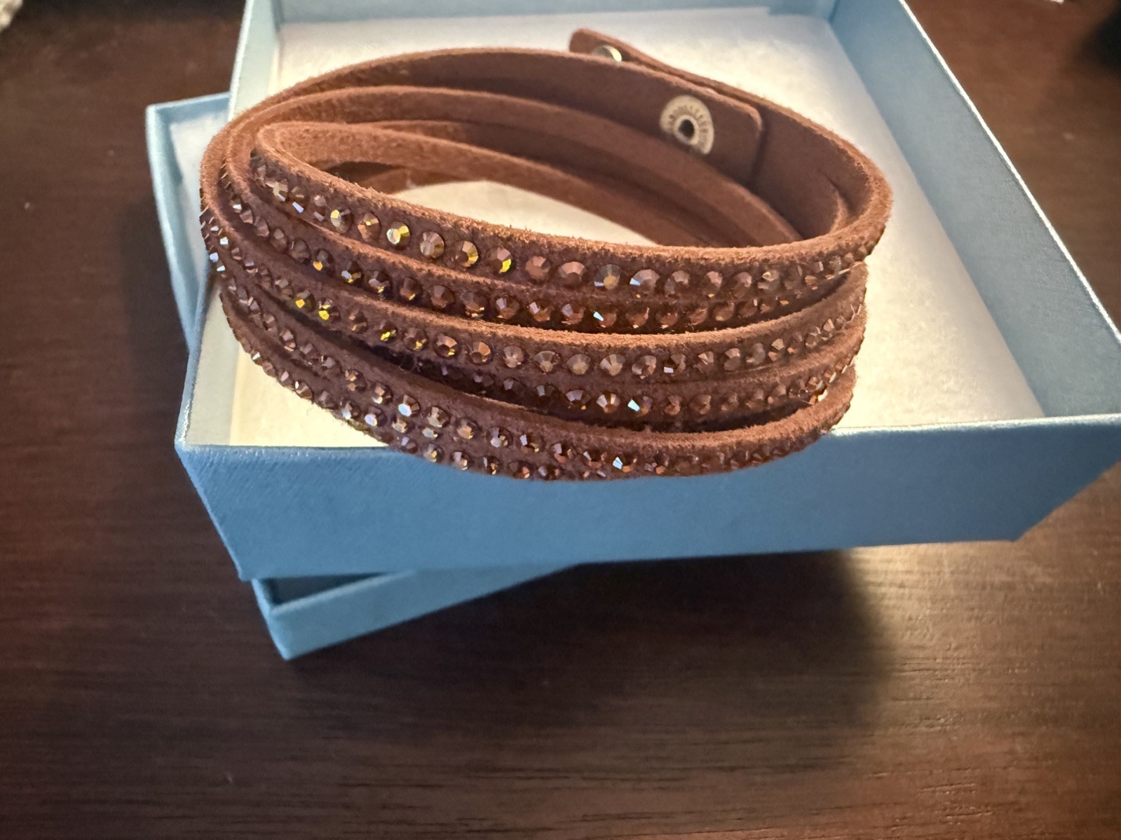 Touchstone Crystal Wrap Star Bracelet Rust