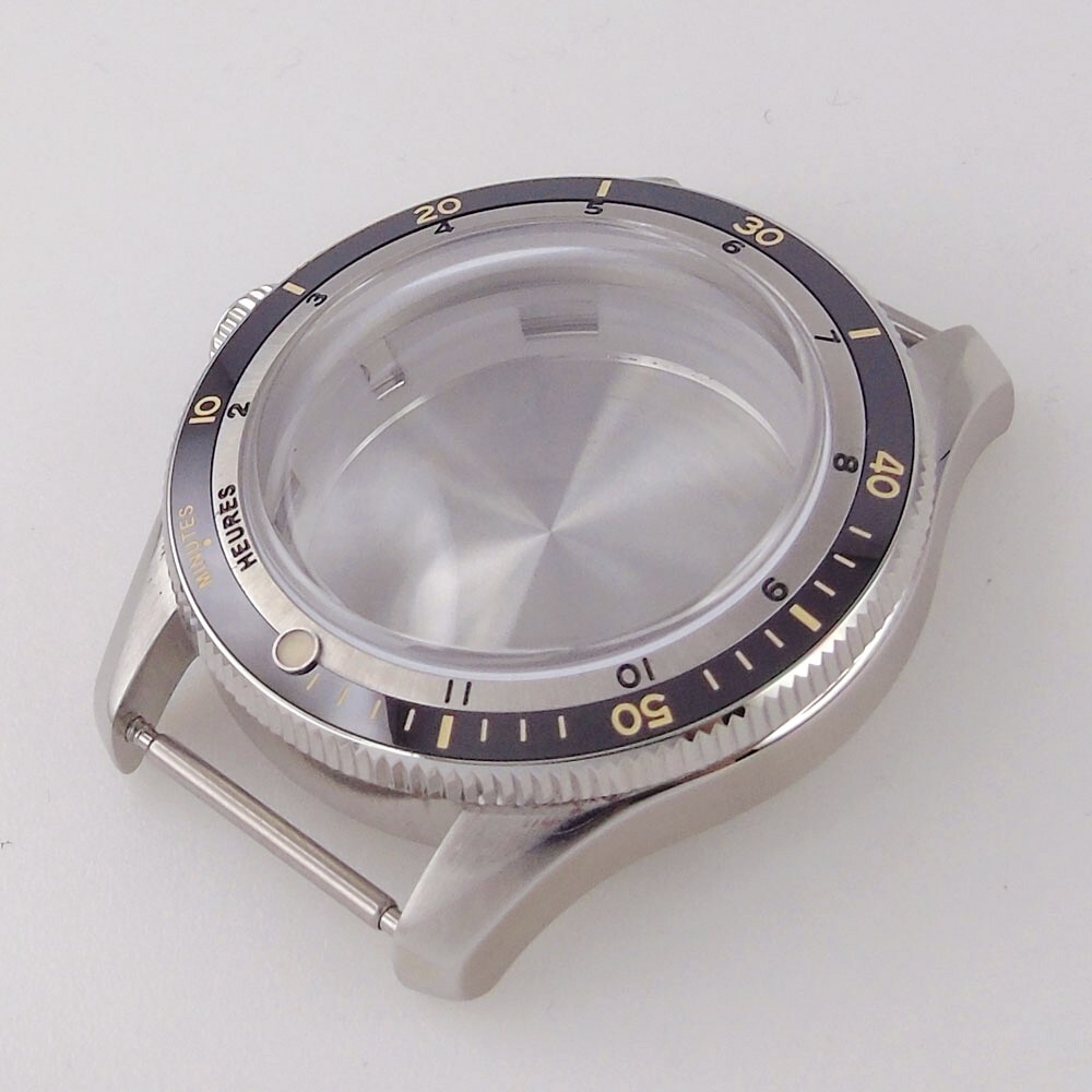 Fit NH34 NH35 NH36 NH38 20ATM Stainless Steel 40mm Watch Case Bow Sapphire Glass