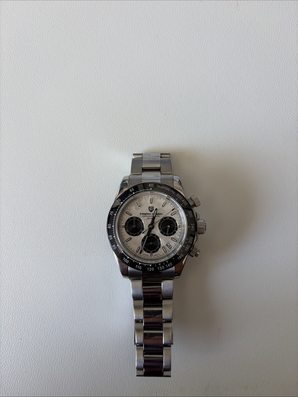 Men’s Silver Pagani Design Chronograph Watch