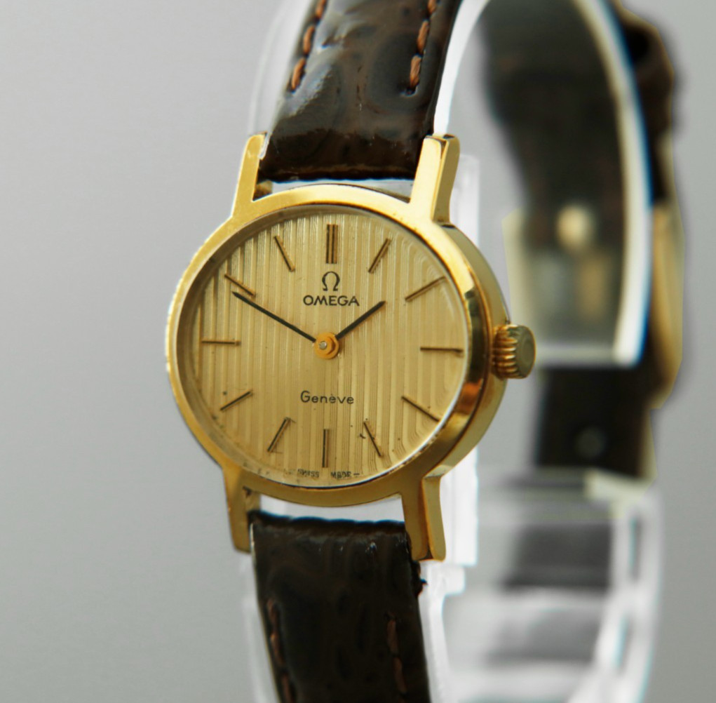 [Exc+5] Vintage Omega Geneve Cal.620 Ref.511.0412 Stripe Manual Women’s Watch
