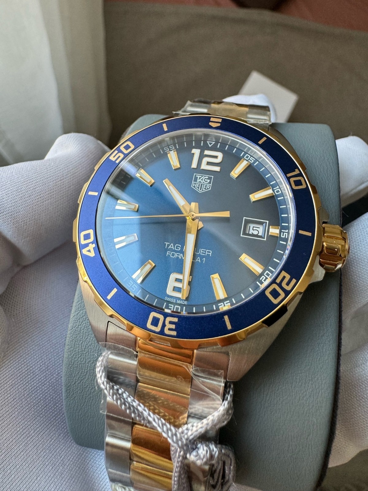 TAG Heuer Formula 1 Quartz Steel Blue Gold Men’s Watch WAZ1120.BB0879