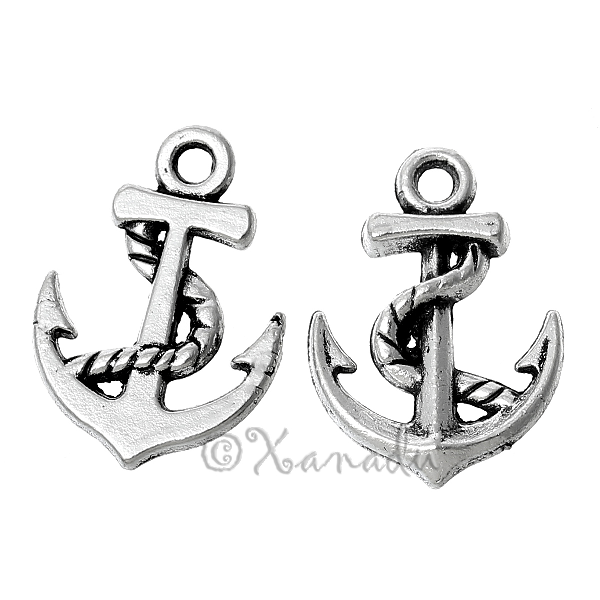 Boat Anchor Wholesale Ocean Nautical Charm Pendants C1526 – 20, 50 Or 100PCs