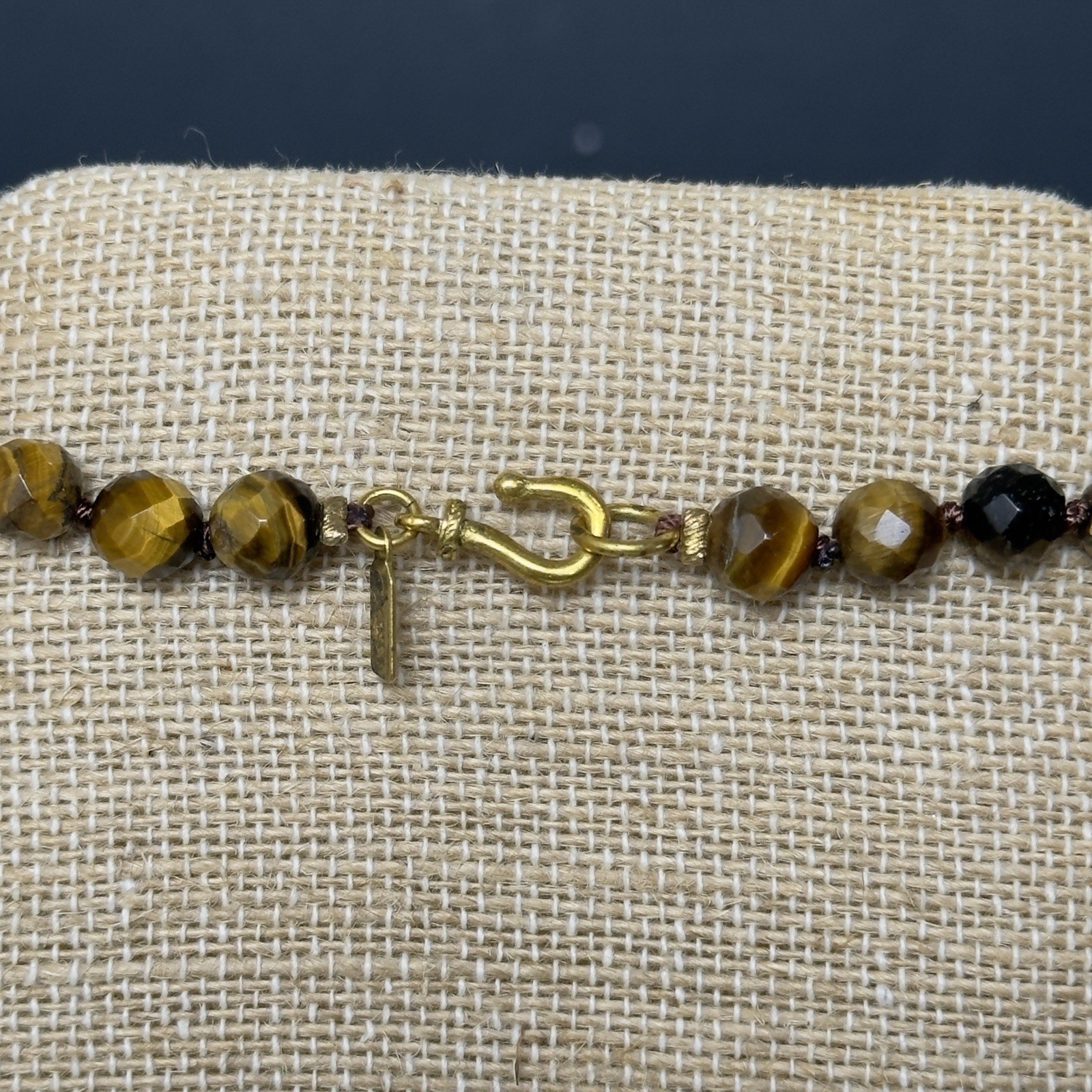 Tiger’s Eye Graduated Bead Necklace By J. Jill 34” 140g GORGEOUS!