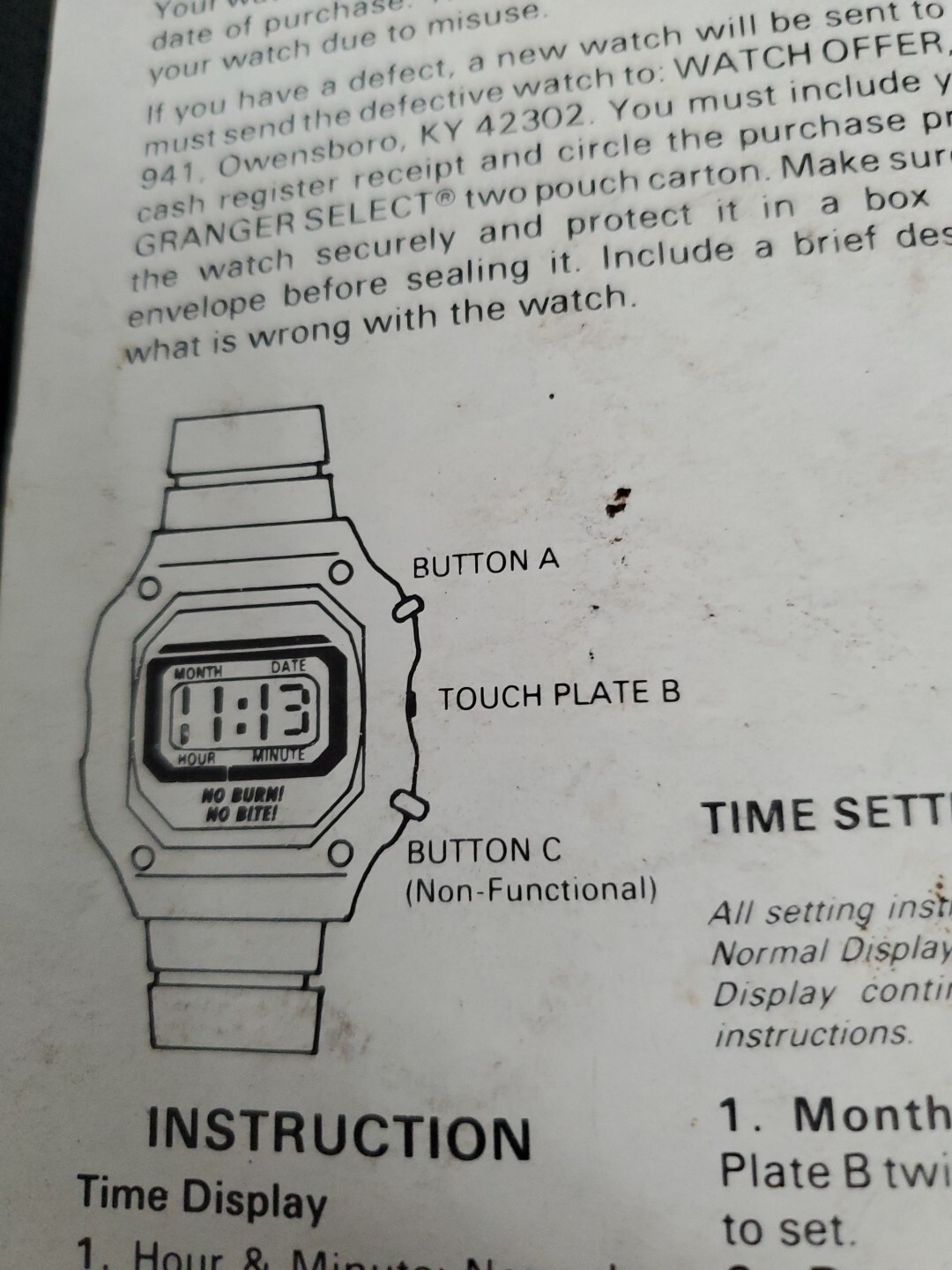 Vintage Granger Select Tobacco Sports Watch New