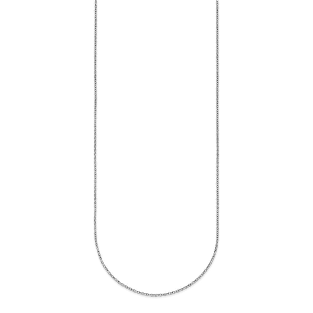 Platinum Solid 1.3mm Cable 20 inch Chain Necklace 3.11gram
