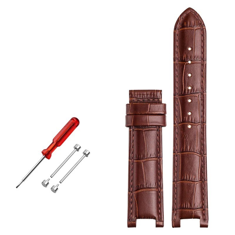 Watch Strap Fit for Gc 22x13mm 20x11mm Notched Wristwatches Band