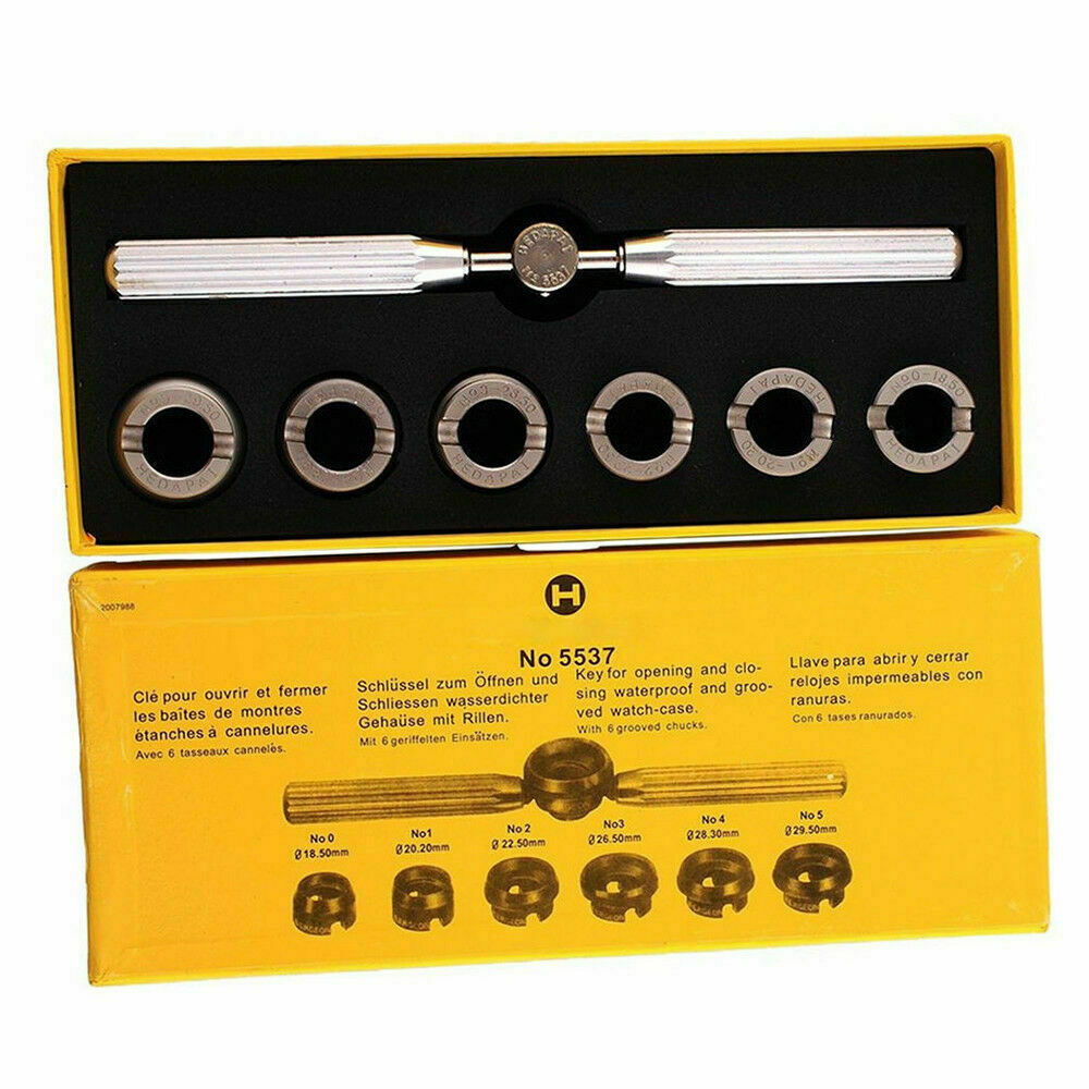 Back Case Opener For Rolex For Tudor Watch Repair Tool Kit Silver Metal Fast