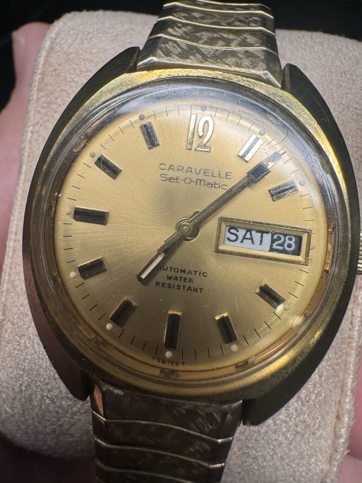 Caravelle Set-O-Matic Automatic Water Resistant Swiss Made