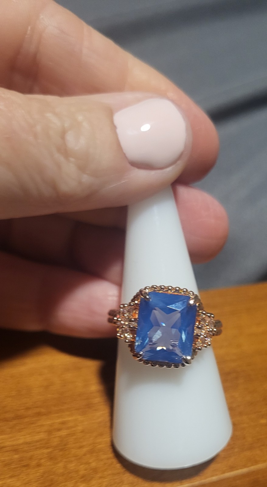 Bomb Party Sz 8 Game Of Thrones GOT Ring LC Blue Moonstone RG93259