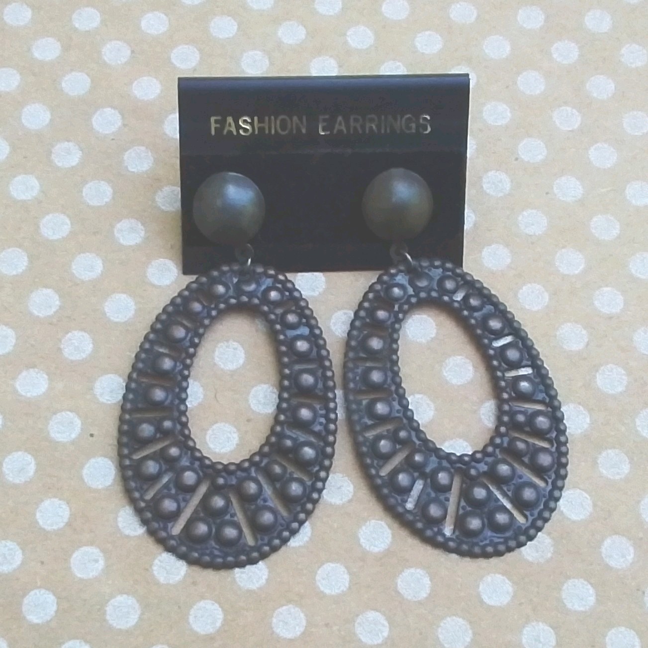 Mixed Lot 5-Pair Women’s Fashion Earrings Set, Multicolor Metal/Plastic