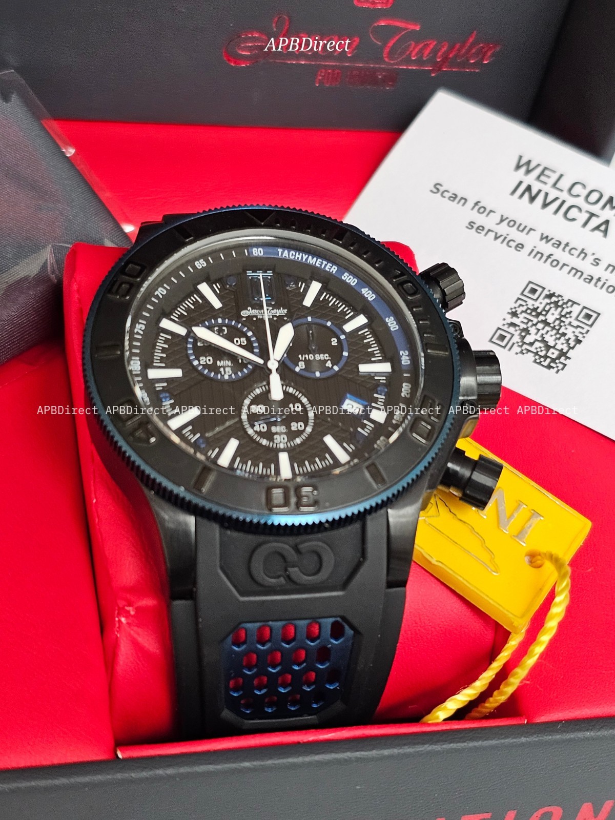 Invicta – JASON TAYLOR – CORDUBA – Swiss Movement 1/10th Sec Chrono mens watch