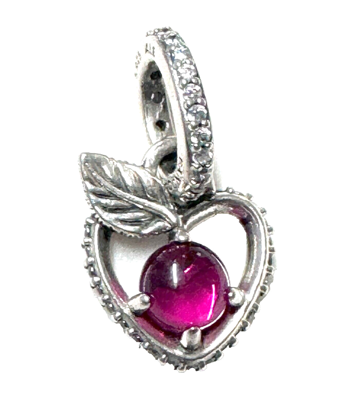 Pandora Disney Snow White Apple Pendant with Cerise Crystal – 399553C01