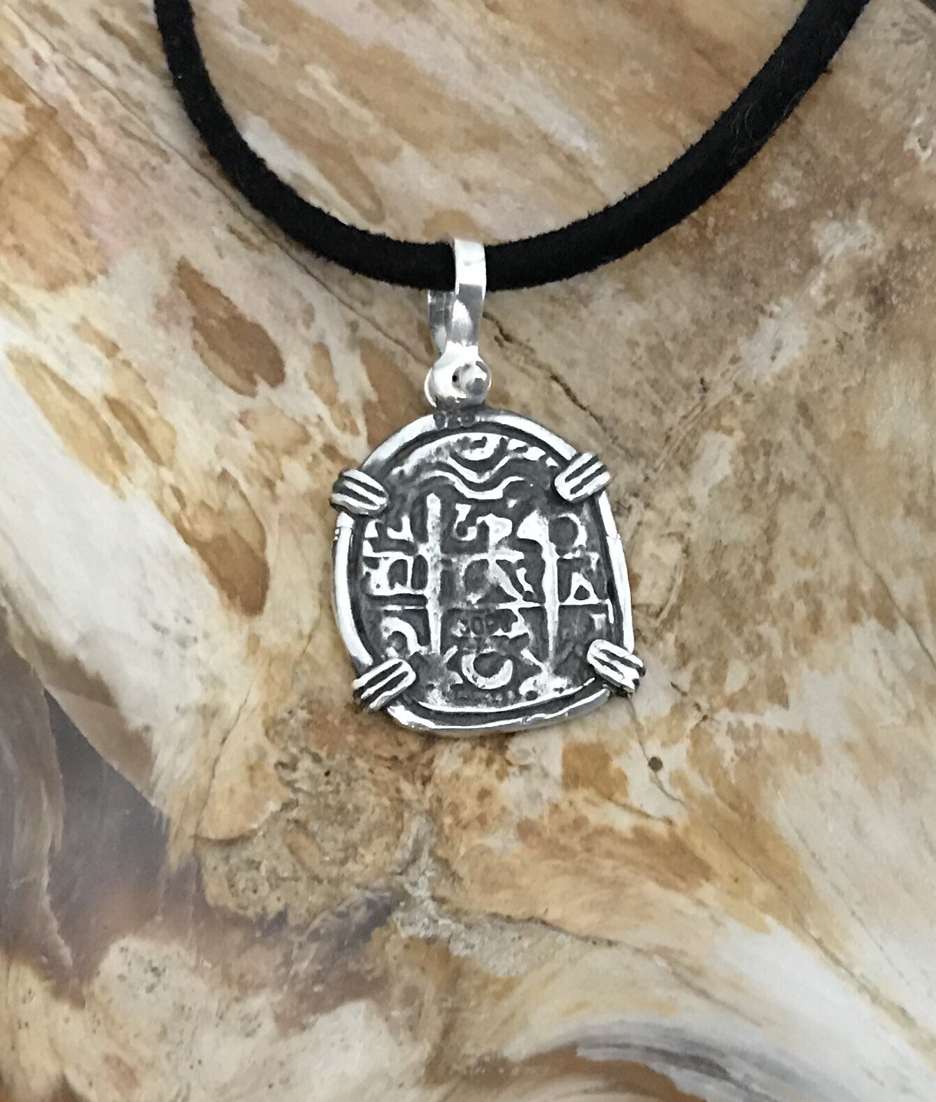 ATOCHA Coin Pendant Design 1600-1700 Era 925 Silver Sunken Treasure Coin Jewelry