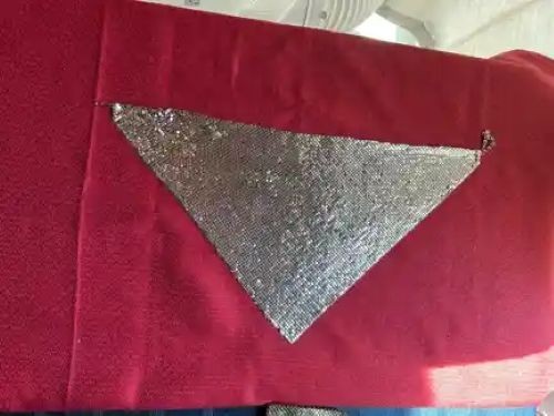 Vintage Whiting & Davis Silver Mesh Bandana Scarf Necklace & Wallet Set USA Made