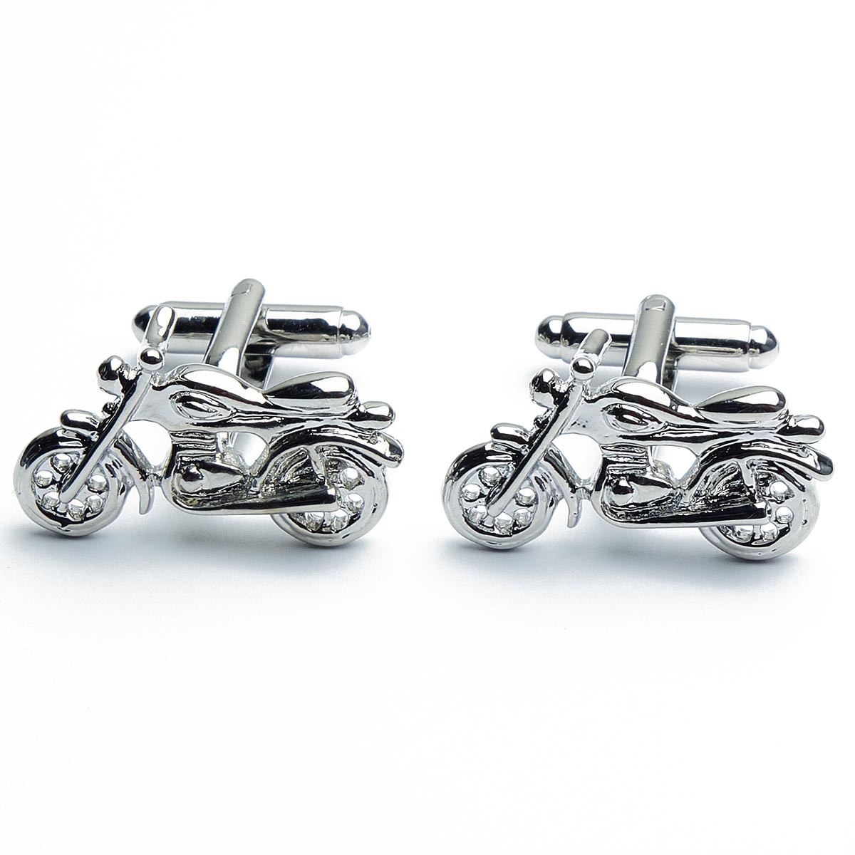 Cufflinks – Motorcycle Naked Bike Parent Model – – 28mm x 17mm –