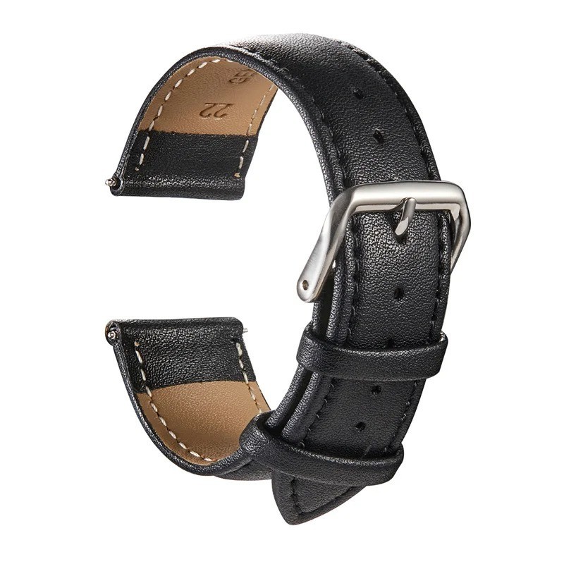 Leather Watch Strap 12mm to 24mm Genuine Replacement Soft Bracelet Watch Band