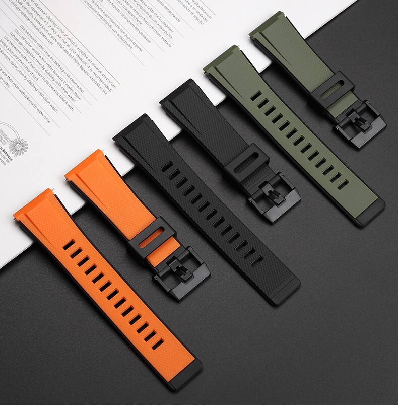For Casio GA-2000 GA-2200 GA-2300 Sports Waterproof Watchband 24mm Watch Strap