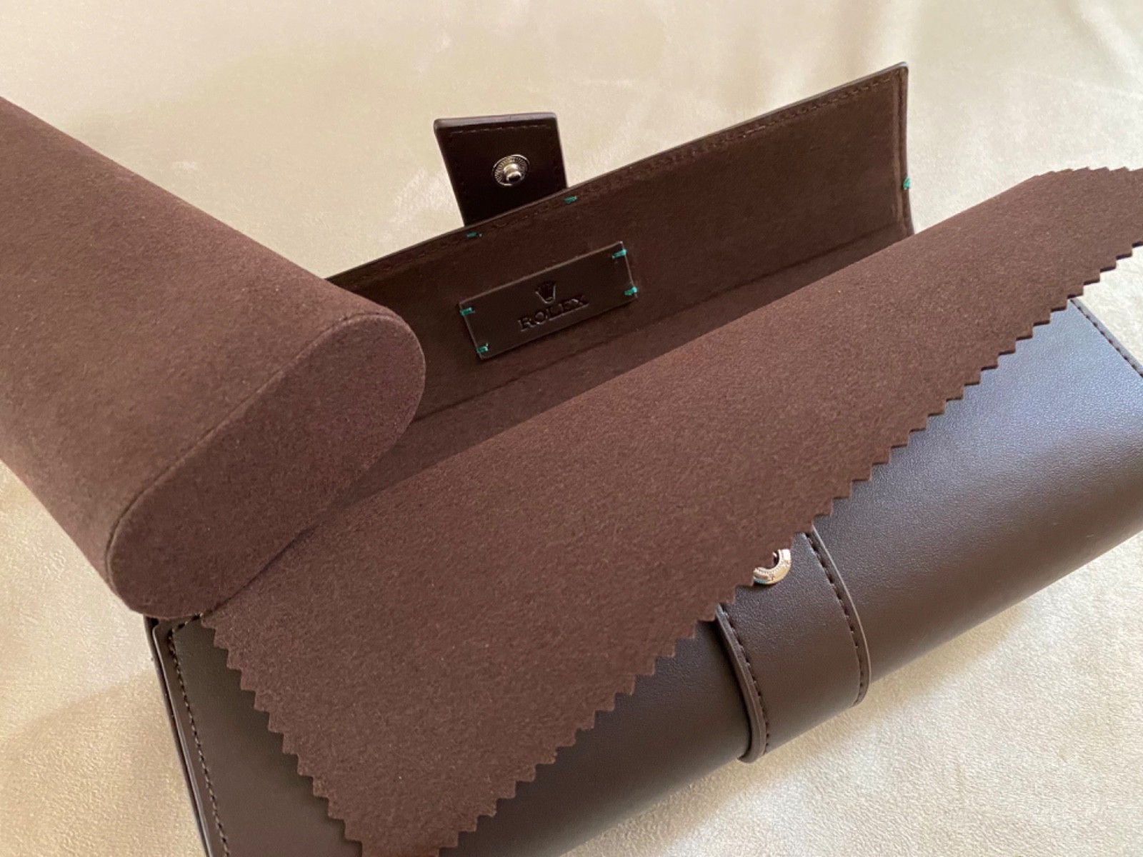 Rolex Travel Case Box Watch Holder Organizer Case Pouch Clutch 4 Watches