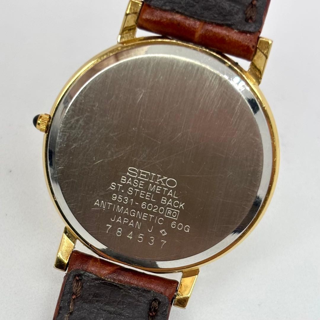 New battery, fully functional. SEIKO Dolce dress watch, boys’ wristwatch, go